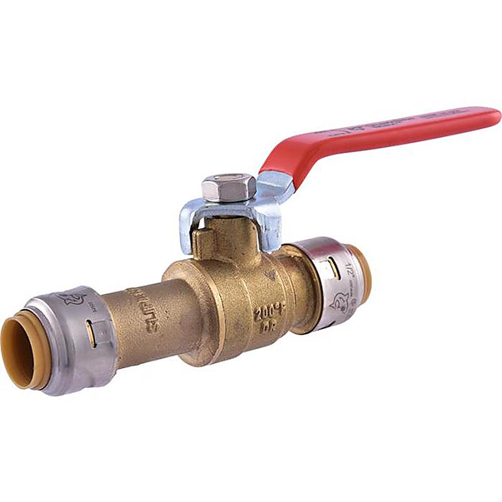Sharkbite 24735LF 1/2 in. Brass Push Fit Ball Valve