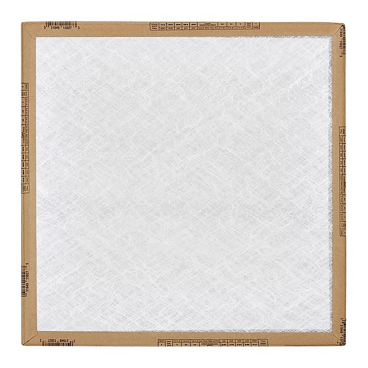 AAF Flanders 10055.01202 EZ Flow II 20 in. W x 20 in. H x 1 in. D Spun Fiberglass 4 MERV Air Filter