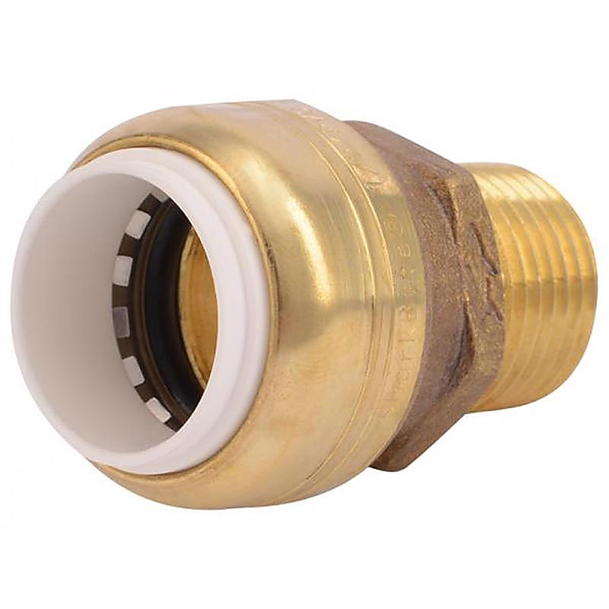 Sharkbite UIP134A Push to Connect 3/4 in. IPS x 3/4 in. Dia. Push Brass Adapter