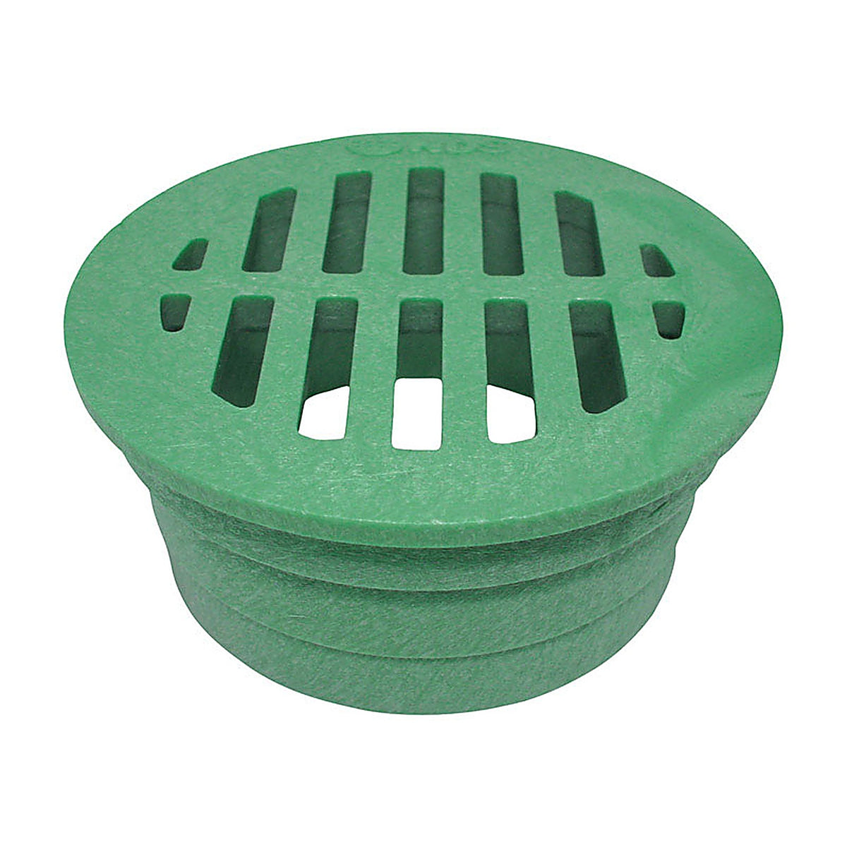 NDS 16 3 in. Green Round Polyolefin Drain Grate