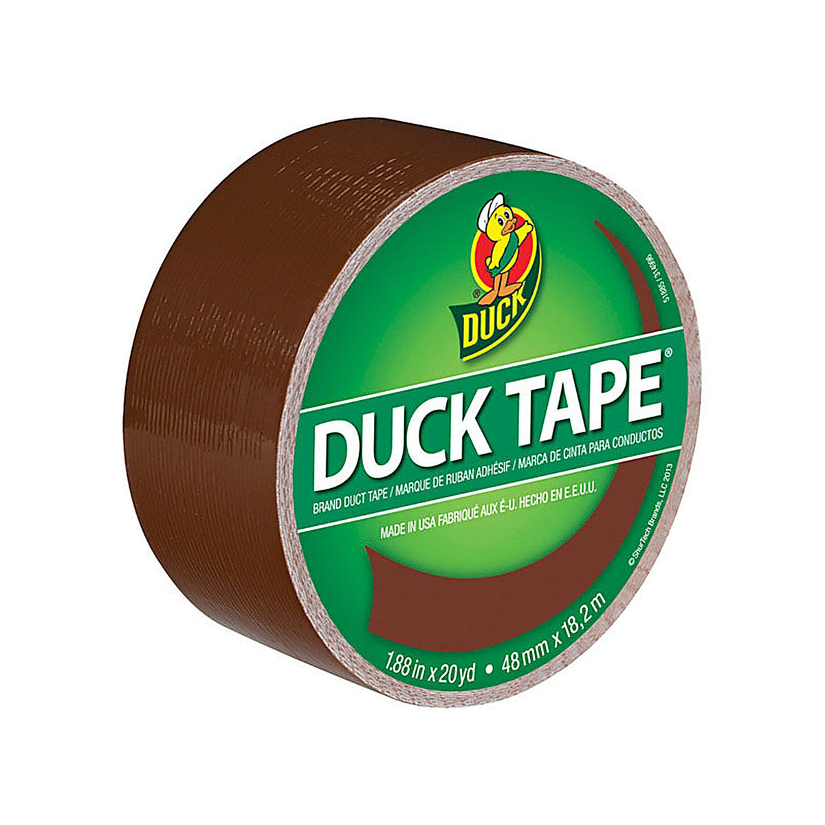 Duck 1304965 1.88 in. W x 20 yd. L Brown Solid Duct Tape