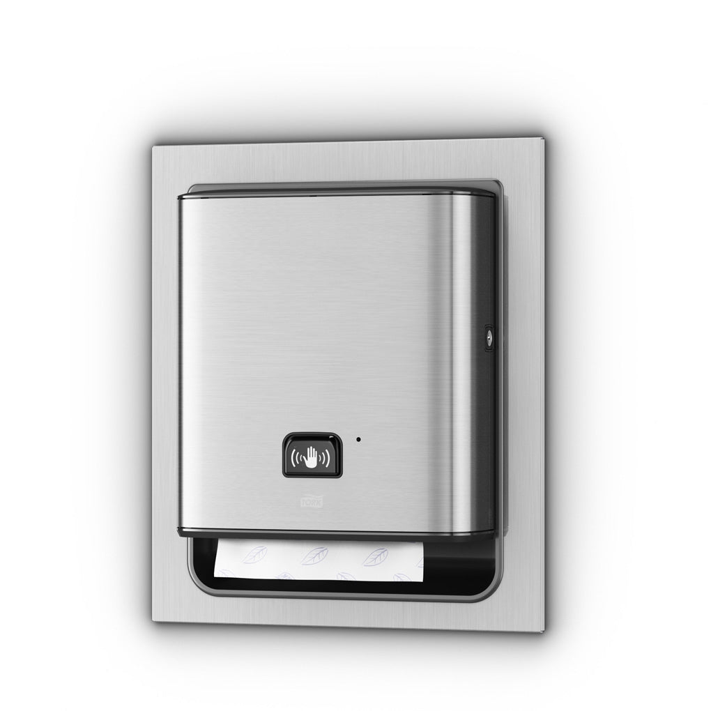461223 Tork/Essity Tork Matic Hand Towel Dispenser In-wall Recessed w/Intuition Sensor