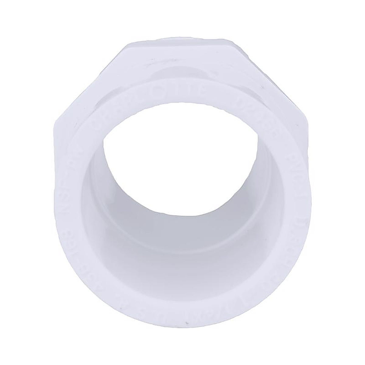 Charlotte Pipe PVC 02110 1600 Schedule 40 2 in. MPT x 1-1/2 in. Dia. Slip PVC Adapter
