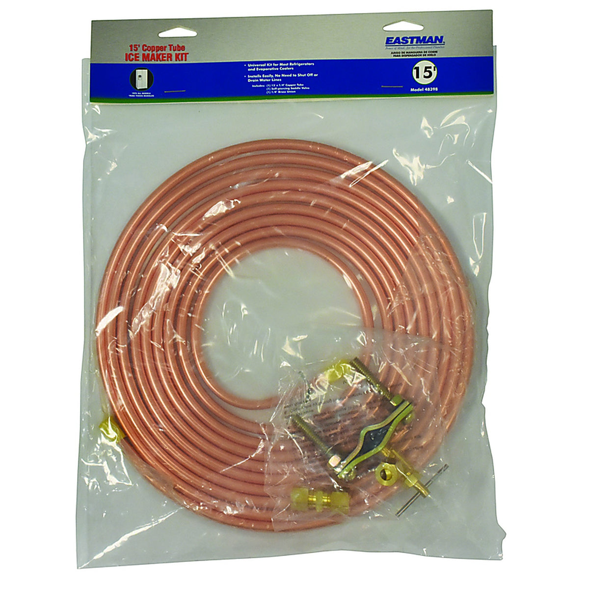 Eastman 48398 1/4 in. Compression x 1/4 in. Dia. Compression 15 ft. Copper Installation Kit