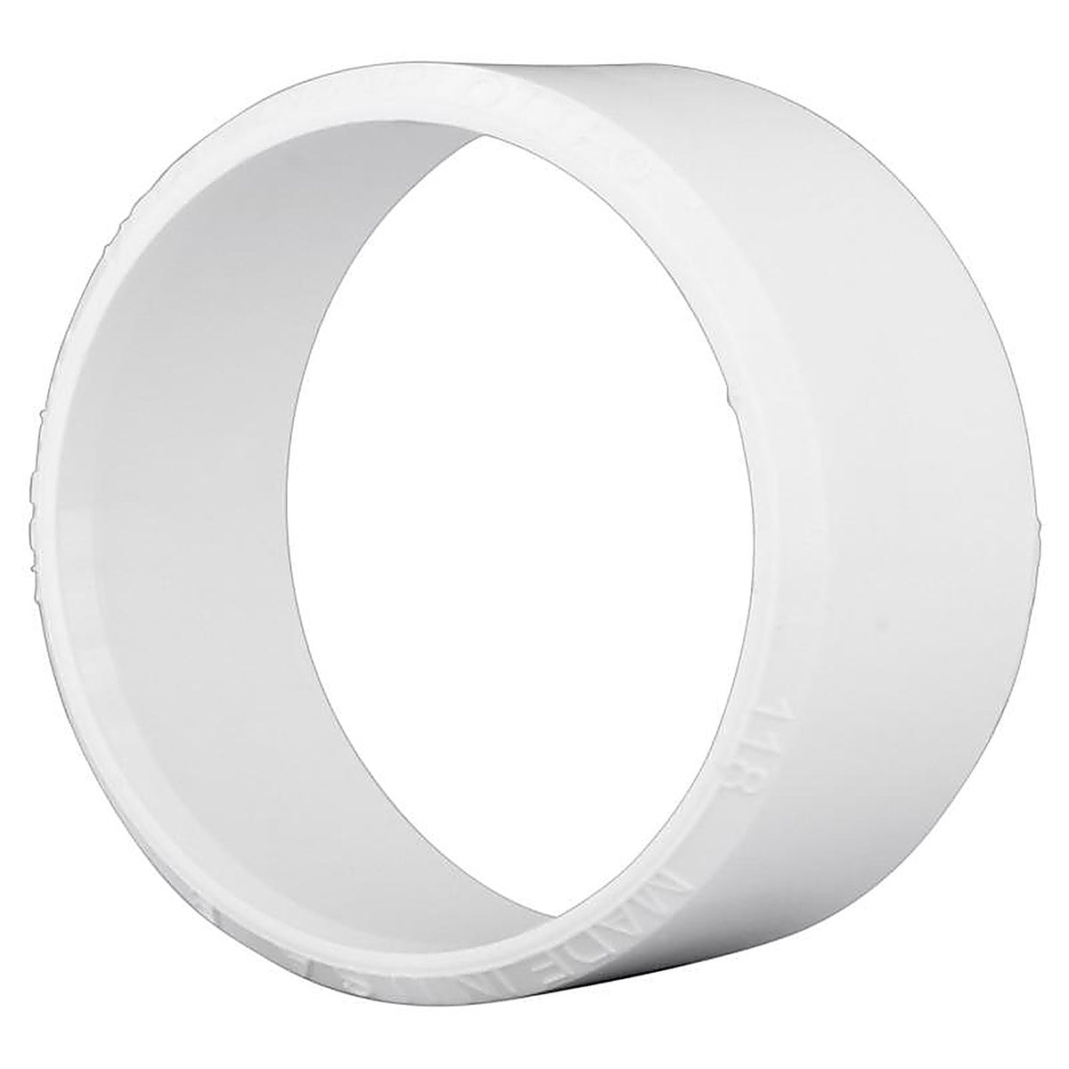 Charlotte Pipe PVC001180600 3 in. Spigot x 3 in. Dia. Hub PVC Adapter Bushing