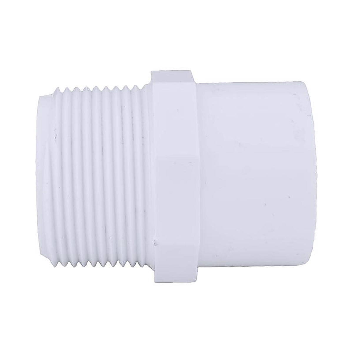 Charlotte Pipe PVC 02110 1100 Schedule 40 1-1/4 in. MPT x 1-1/2 in. Dia. Slip PVC Adapter