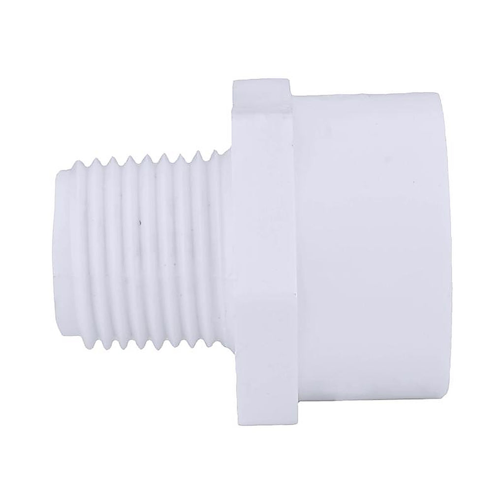 Charlotte Pipe PVC 02110 0500 Schedule 40 1/2 in. MPT x 3/4 in. Dia. Slip PVC Adapter