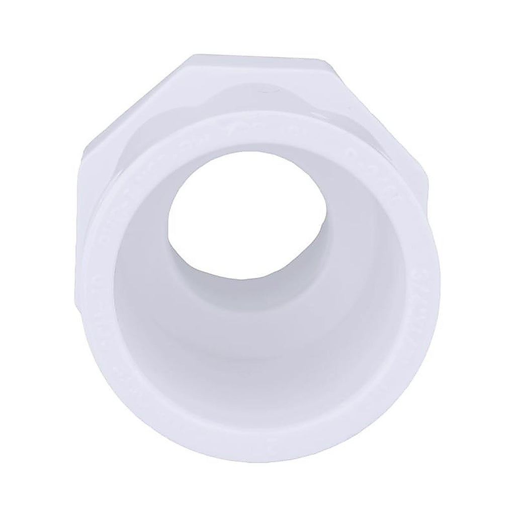 Charlotte Pipe PVC 02101 3400 Schedule 40 3/4 in. Slip x 1/2 in. Dia. FPT PVC Adapter
