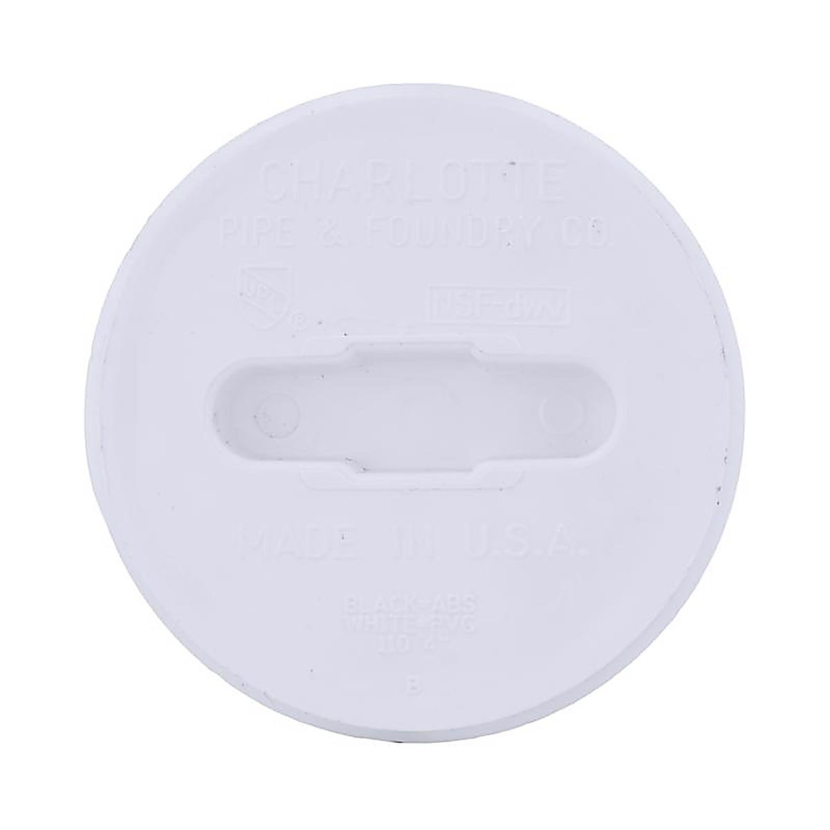 Charlotte Pipe PVC 00110 0800 Schedule 40 3 in. MPT x 3 in. Dia. Hub PVC 3-1/2 in. Clean-Out Plug