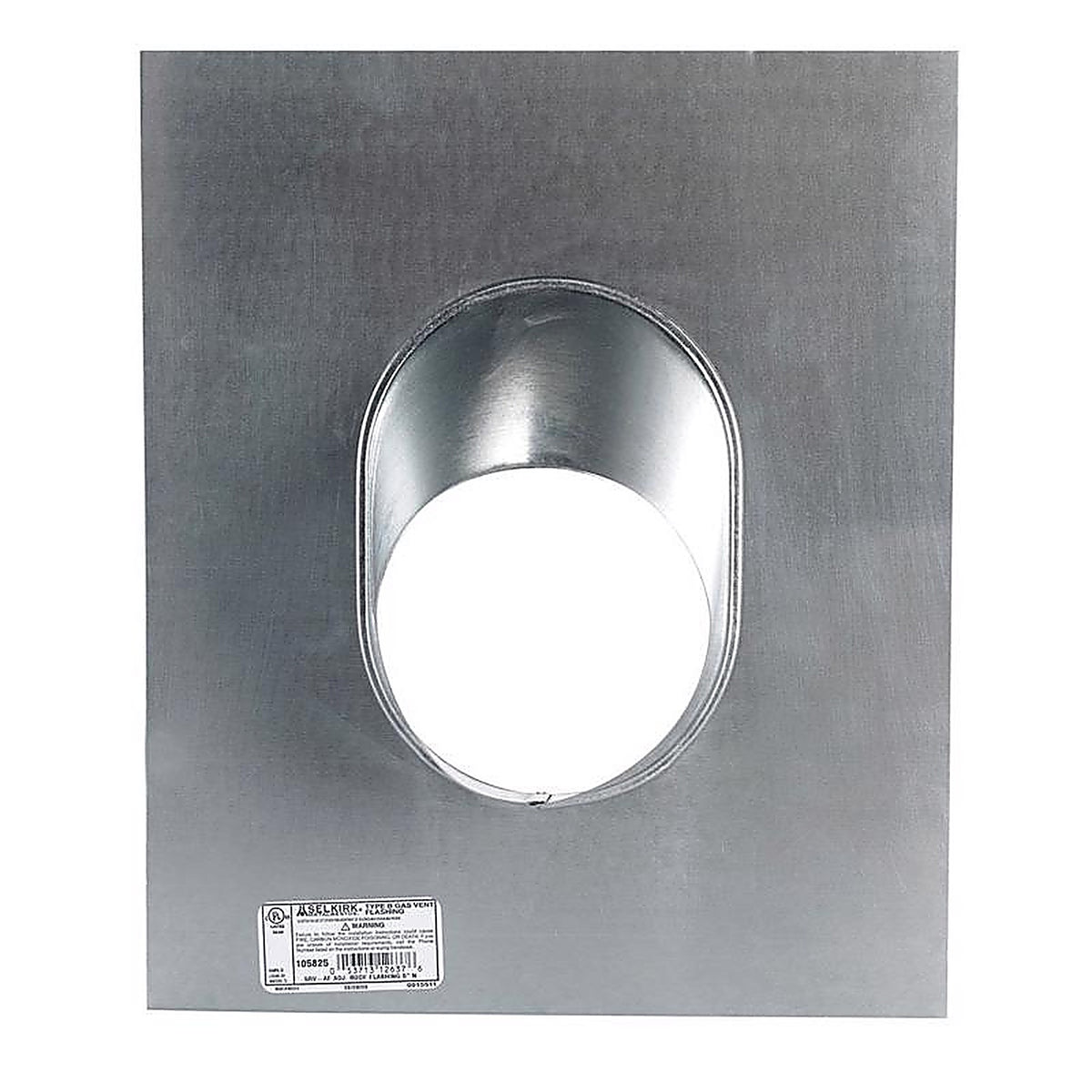 Selkirk 105825 5 in. Dia. Aluminum/Galvanized Steel Adjustable Roof Flashing