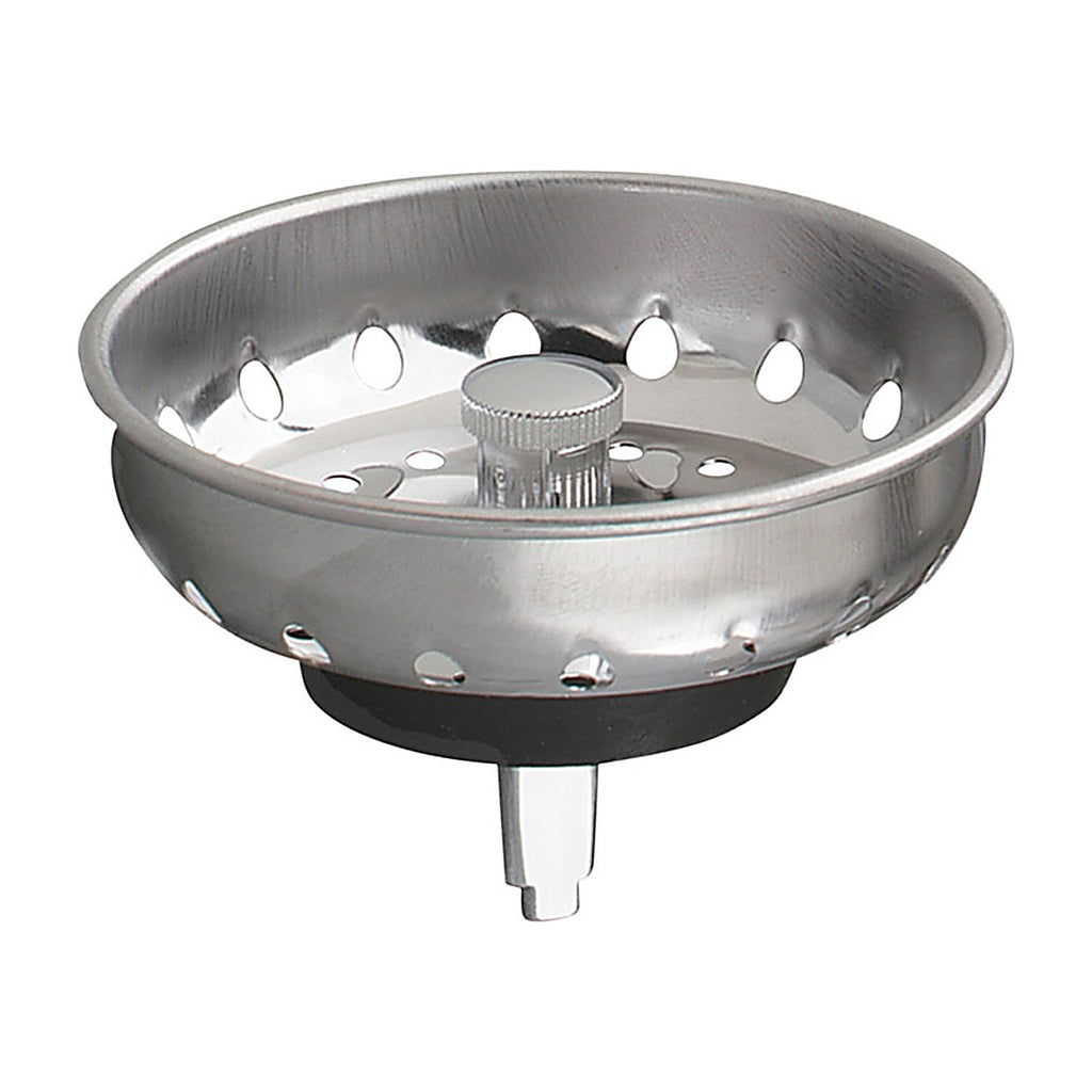 Plumb Pak PP820-22 3-1/2 in. Dia. Natural Stainless Steel Strainer Basket