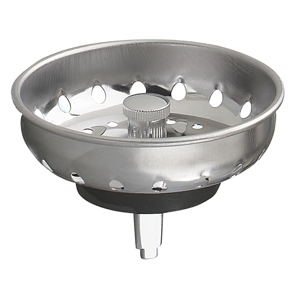 Plumb Pak PP820-22 3-1/2 in. Dia. Natural Stainless Steel Strainer Basket