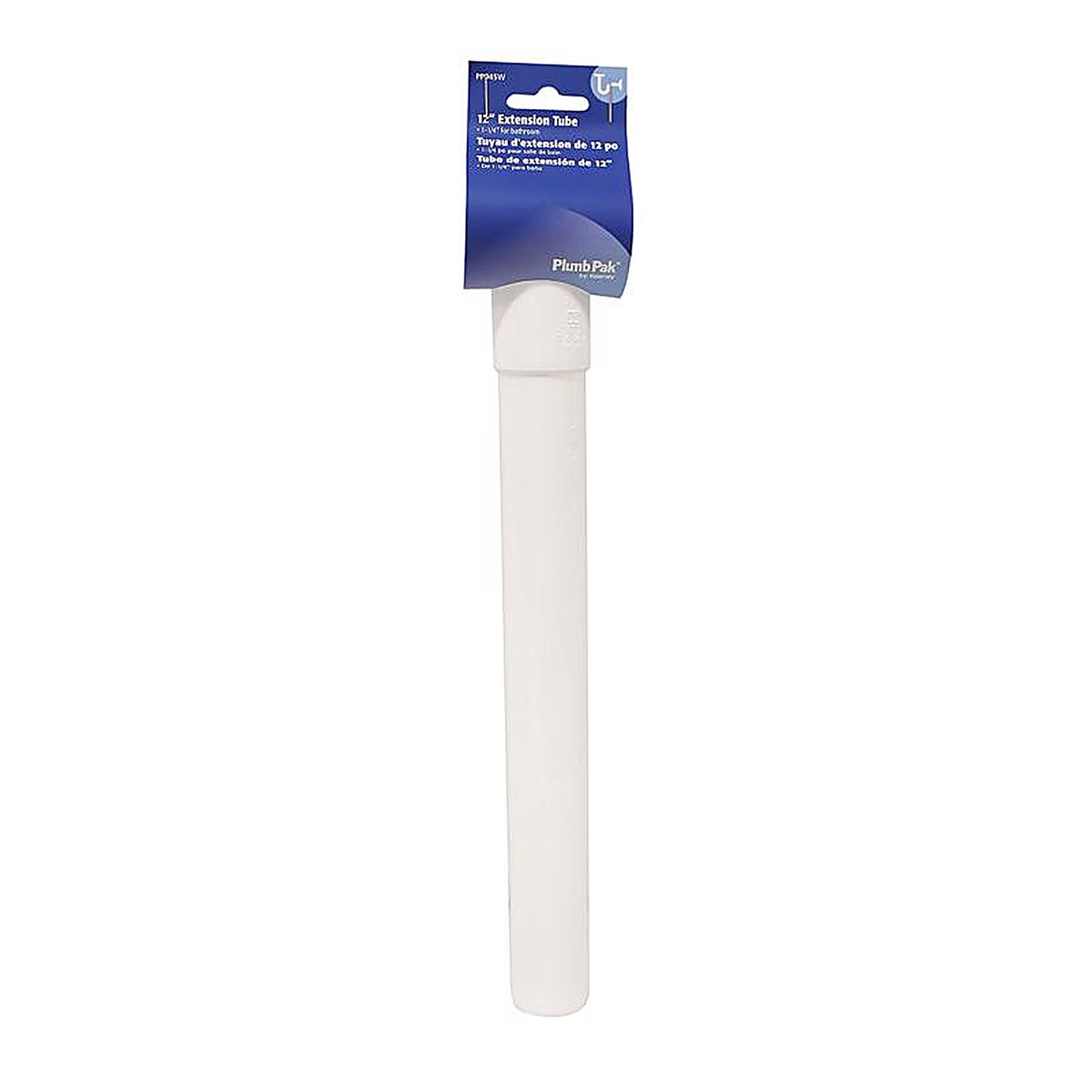 Plumb Pak PP945W 1-1/4 in. Dia. x 12 in. L Plastic Extension Tube
