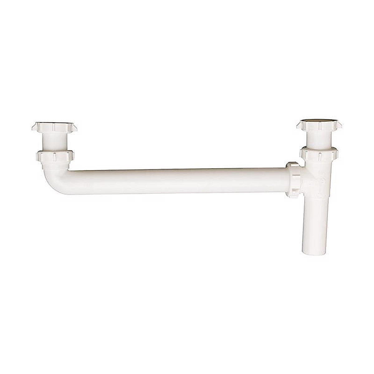 Plumb Pak PP925W 1-1/2 in. Dia. x 16 in. L Plastic Continuous Waste End Outlet