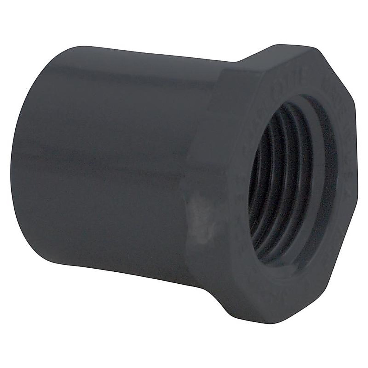 Charlotte Pipe PVC081082200 Schedule 80 1 in. Spigot x 3/4 in. Dia. FPT PVC Reducing Bushing