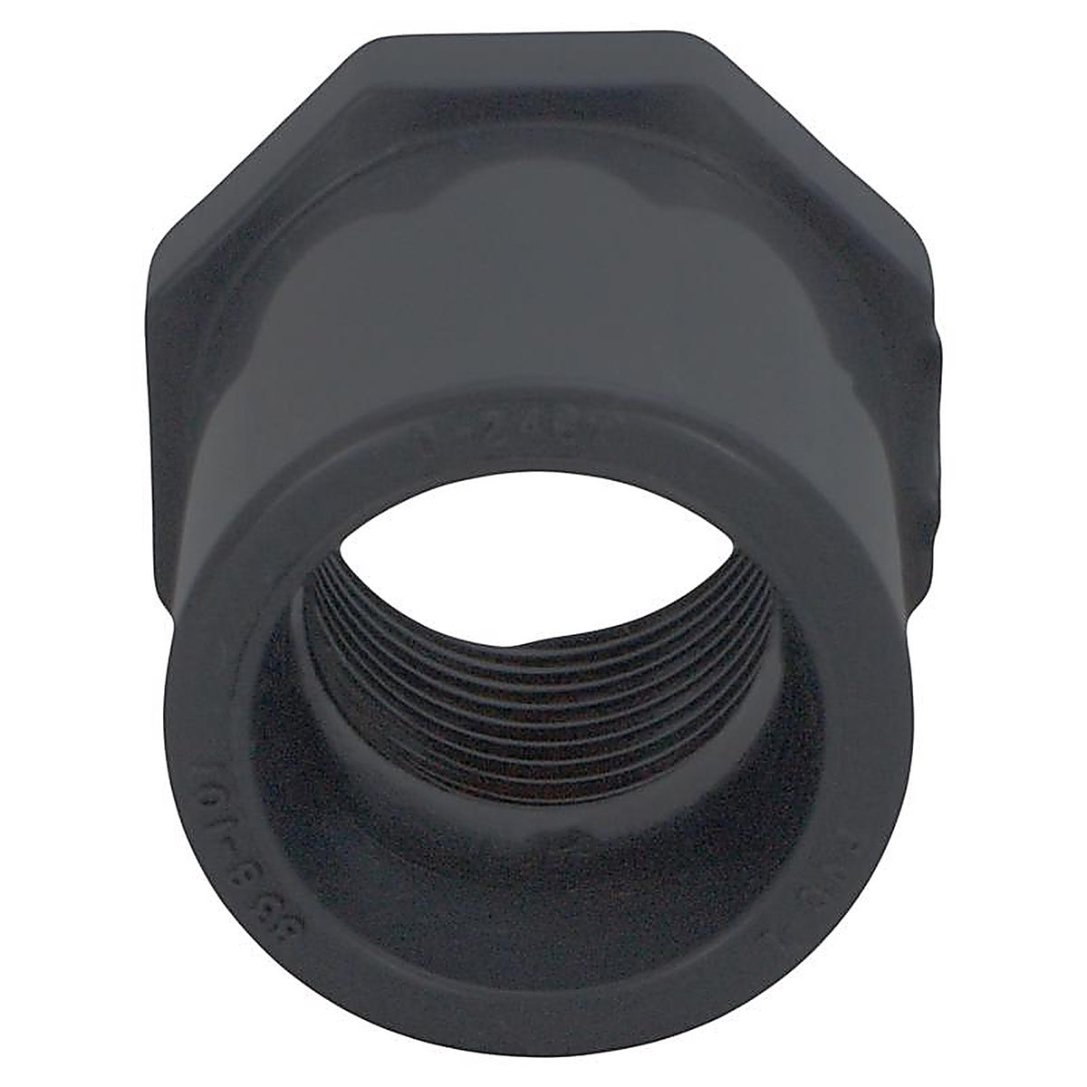 Charlotte Pipe PVC081082200 Schedule 80 1 in. Spigot x 3/4 in. Dia. FPT PVC Reducing Bushing