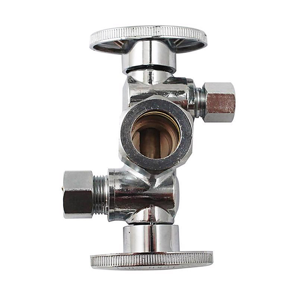 Keeney K2903DHLF 1/2 in. CTS x 3/8 in. Brass Shut-Off Valve