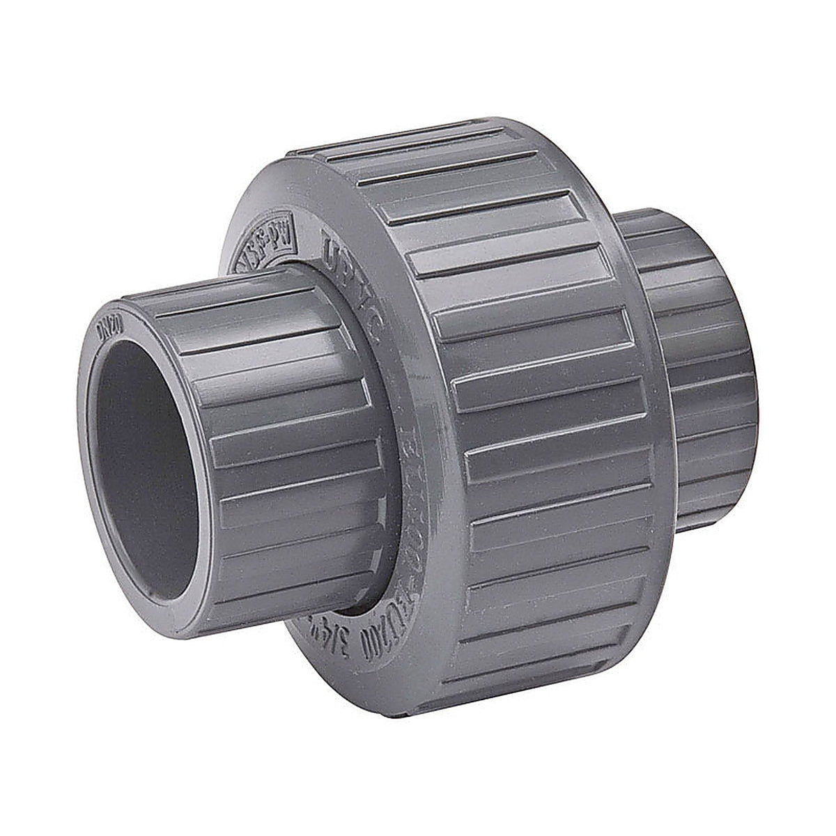 Mueller 164-603 ProLine Schedule 80 1/2 in. Socket x 1/2 in. Dia. Socket PVC Union