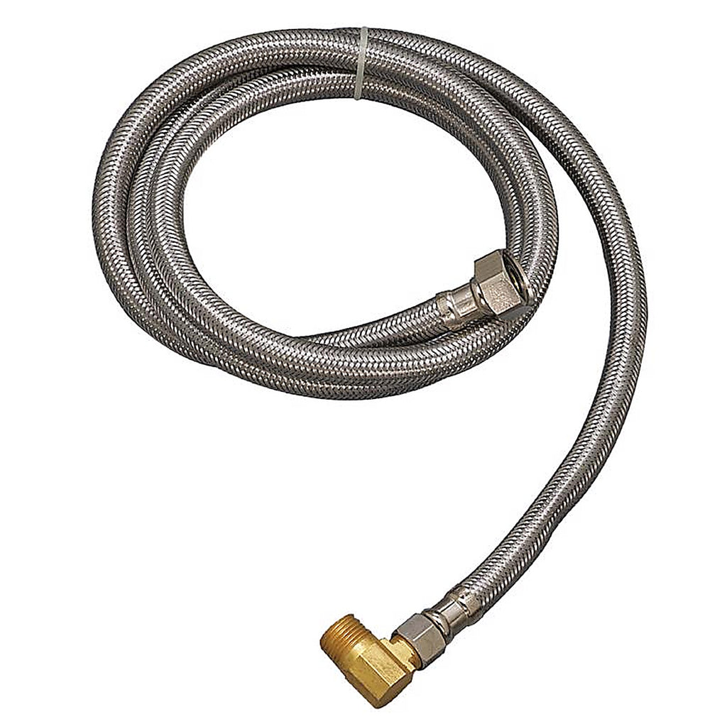 Plumb Pak PP23836 1/2 in. FIP x 3/8 in. Dia. MIP 48 in. Stainless Steel Dishwasher Supply Line