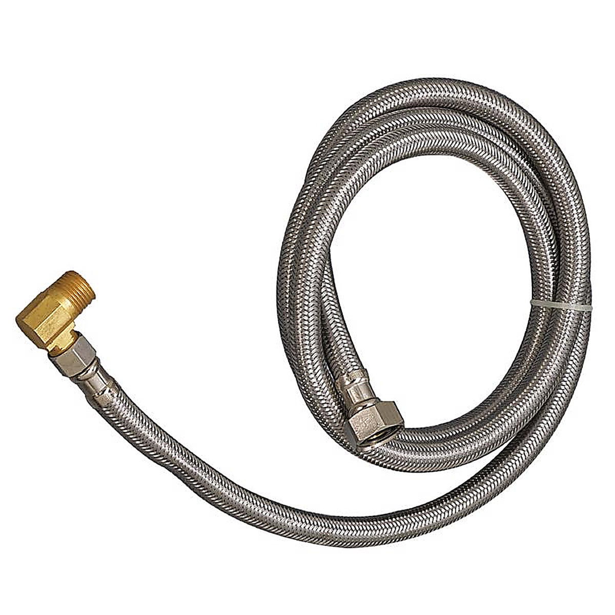 Plumb Pak PP23836 1/2 in. FIP x 3/8 in. Dia. MIP 48 in. Stainless Steel Dishwasher Supply Line