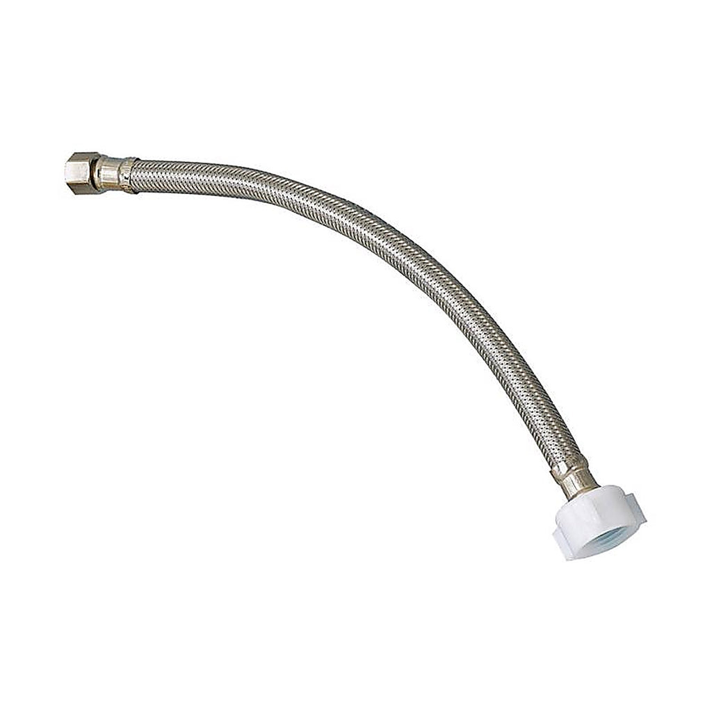 Plumb Pak PP23804 EZ 3/8 in. Compression x Ballcock 7/8 in. 9 in. Stainless Steel Toilet Supply Line