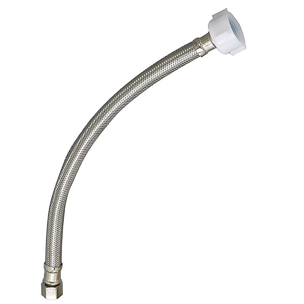 Plumb Pak PP23804 EZ 3/8 in. Compression x Ballcock 7/8 in. 9 in. Stainless Steel Toilet Supply Line