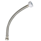 Plumb Pak PP23804 EZ 3/8 in. Compression x Ballcock 7/8 in. 9 in. Stainless Steel Toilet Supply Line