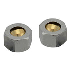 Plumb Pak PP81PC 3/8 in. Compression Brass Coupling Nut