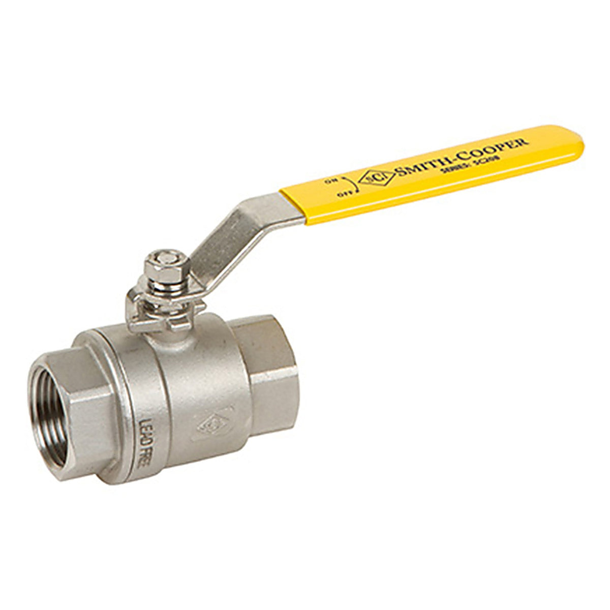 Smith-Cooper 4373001020 3/8 in. Stainless Steel FIP Ball Valve Full Port