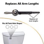 Korky 6071BP StrongARM Faucet Style, Brushed Nickel Tank Lever