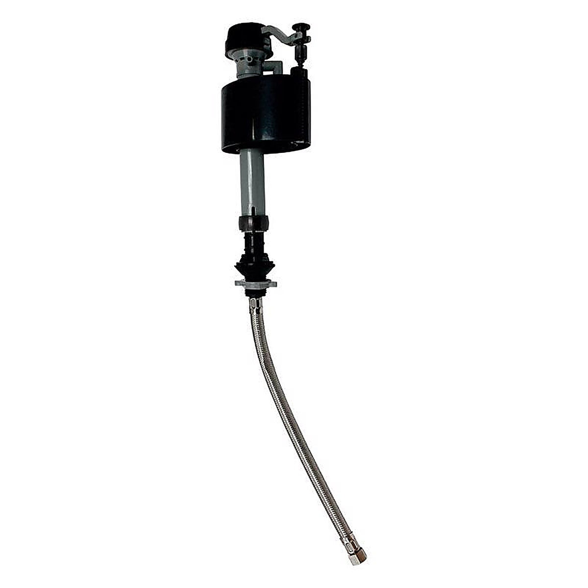 Keeney K830-11SS12 Secure Connect Adjustable Fill Valve Black/Gray Plastic For Universal