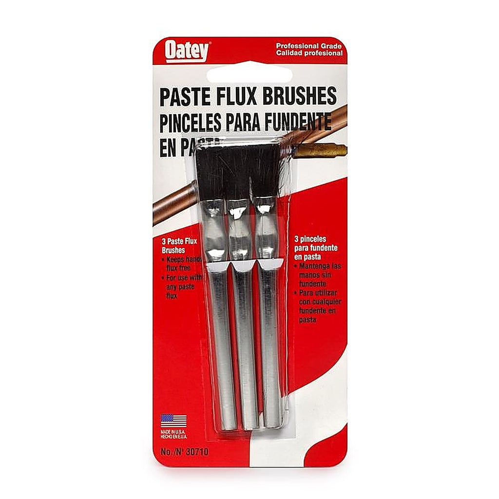 Oatey 30710 6 in. L x 1/2 in. W Acid Flux Brush Horse Hair 3/pc.