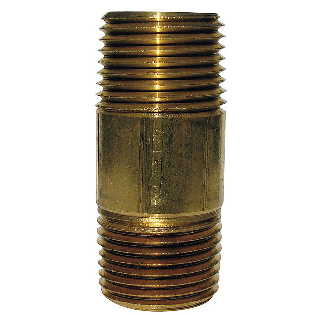 JMF 47025 1/8 in. MPT x 1/8 in. Dia. x 6 in. L MPT Brass Nipple