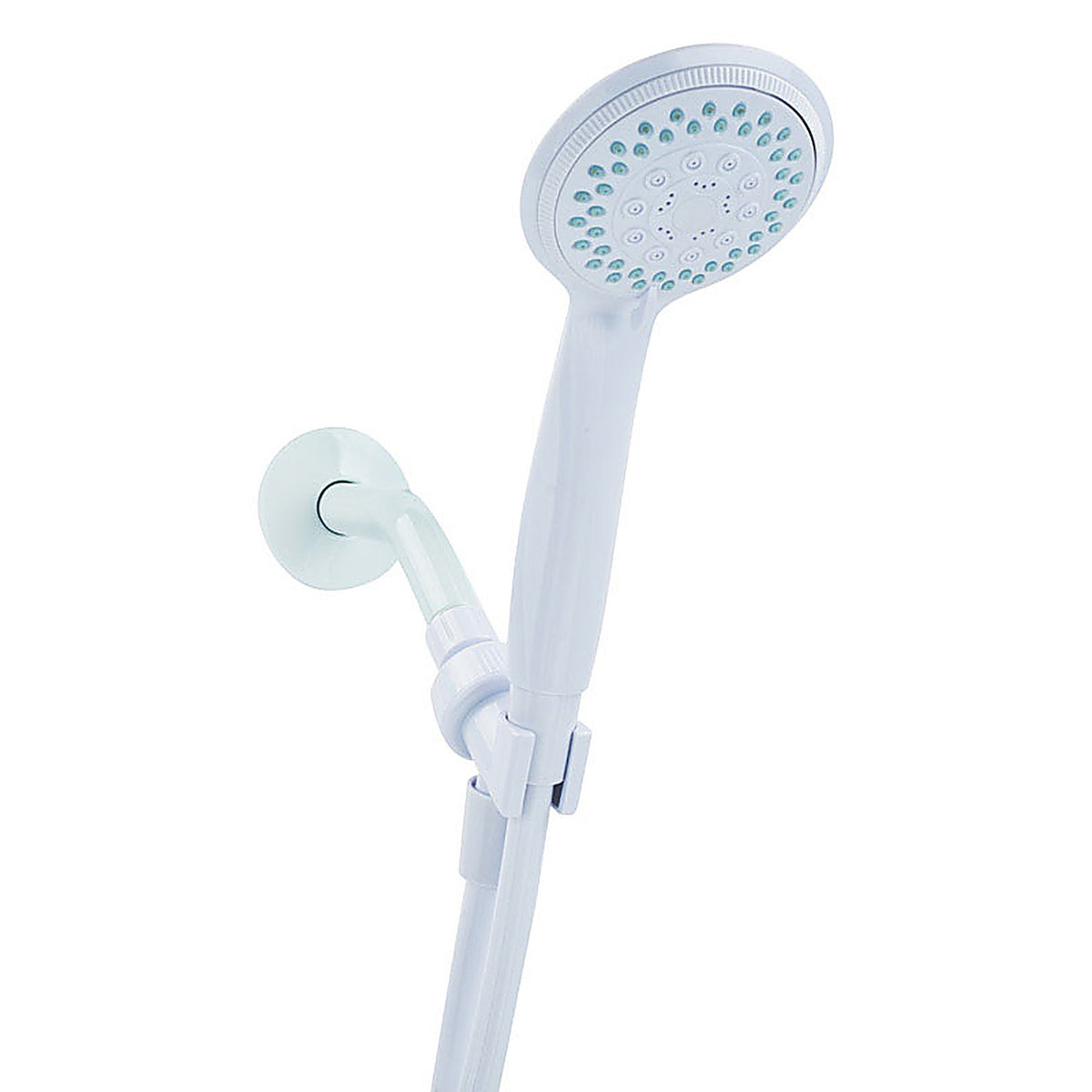 OakBrook 520 A5147WT-WS White PVC 5 settings Handheld Showerhead 1.8 gal.