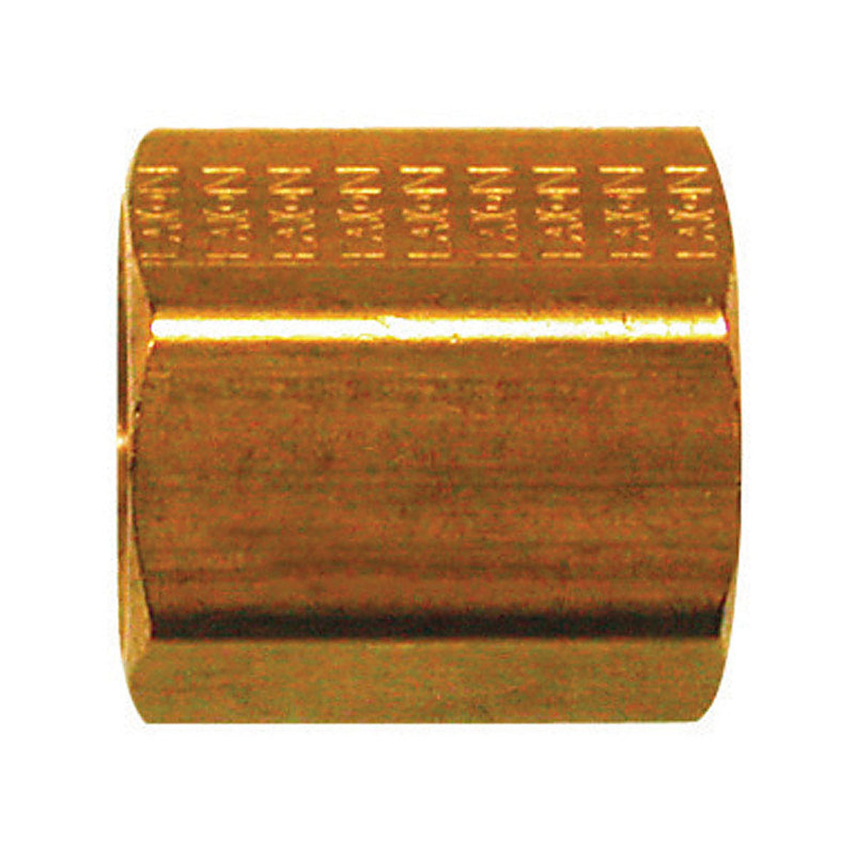 JMF 47060 5/16 in. Flare x 5/16 in. Dia. Flare Yellow Brass Inverted Union