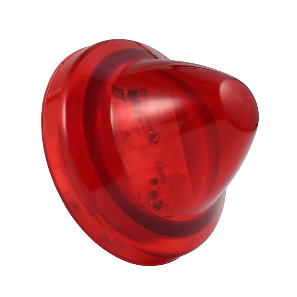 Grote 47222 CLR/MKR Lamp, 2.5", Red, Supernova Led, Beehive