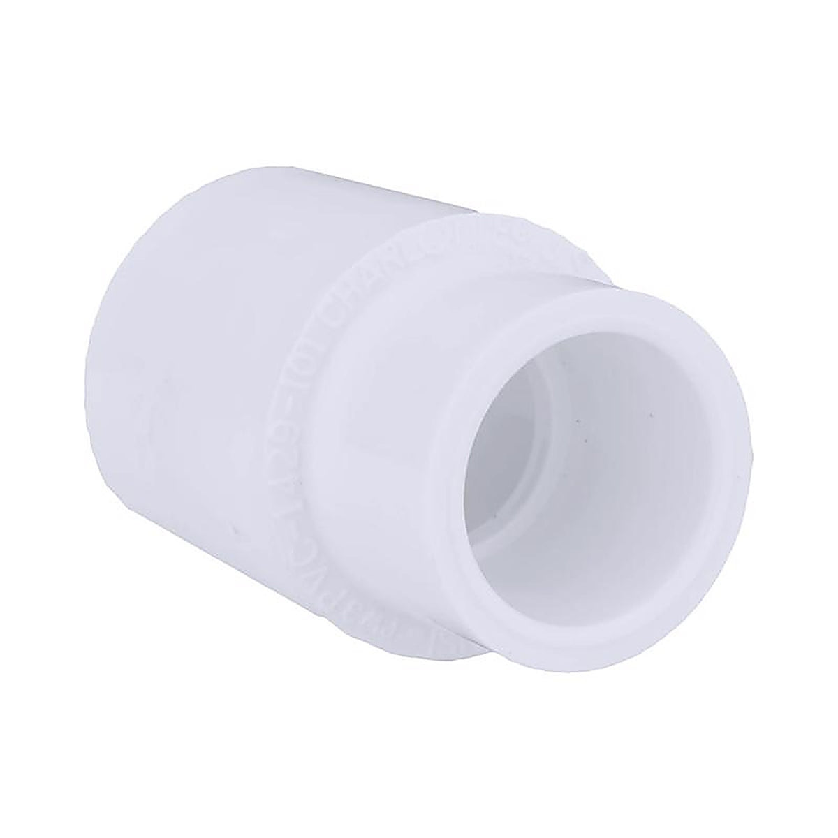 Charlotte Pipe PVC 02100 3400 Schedule 40 3/4 in. Slip x 1/2 in. Dia. Slip PVC Coupling