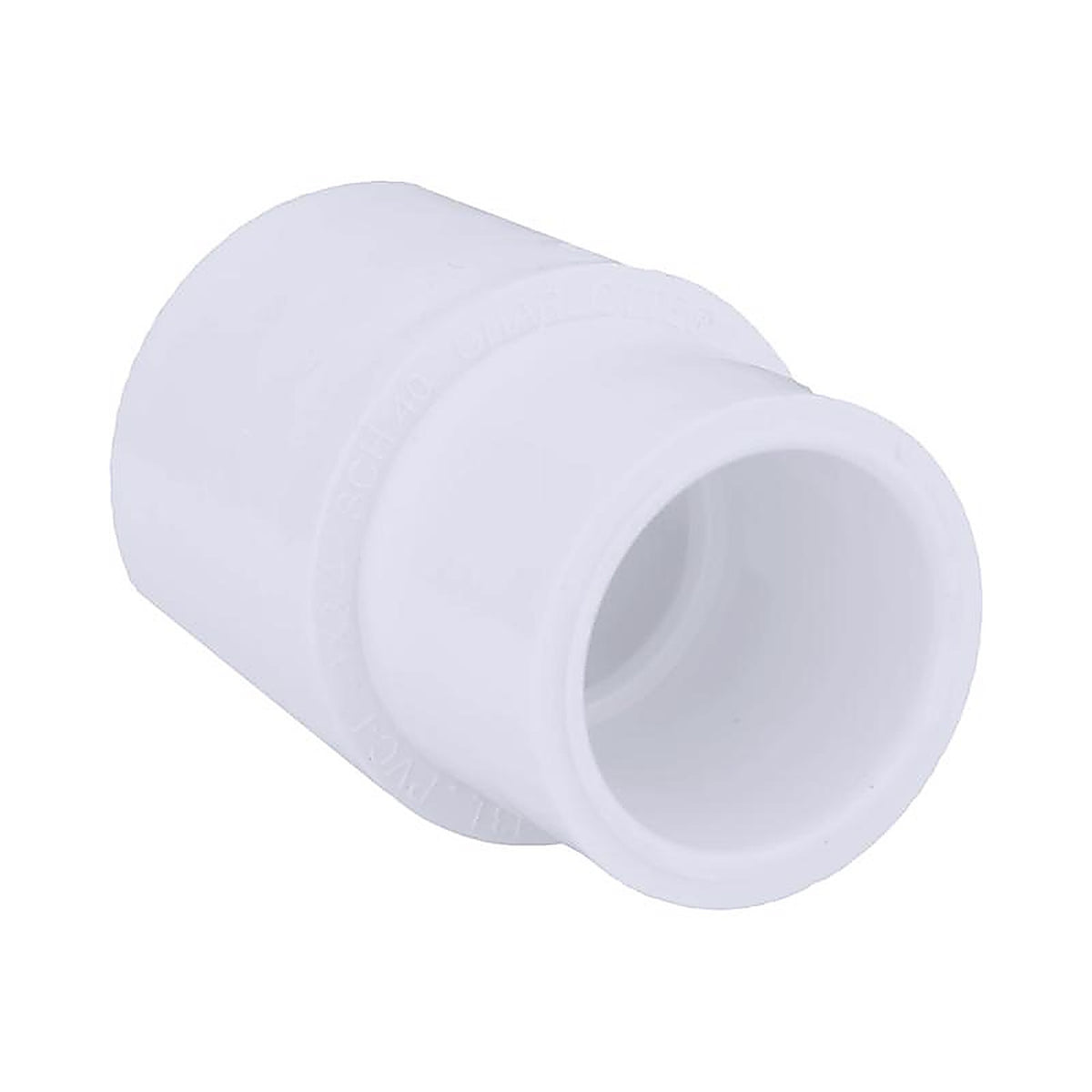 Charlotte Pipe PVC 02100 3600 Schedule 40 1 in. Slip x 3/4 in. Dia. Slip PVC Coupling