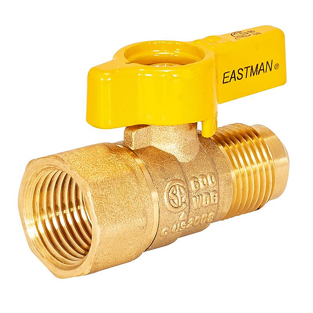 Brasscraft PSSD-41 Magne Flo 1/2 in. Flare x 1/2 in. FIP Brass Gas Valve