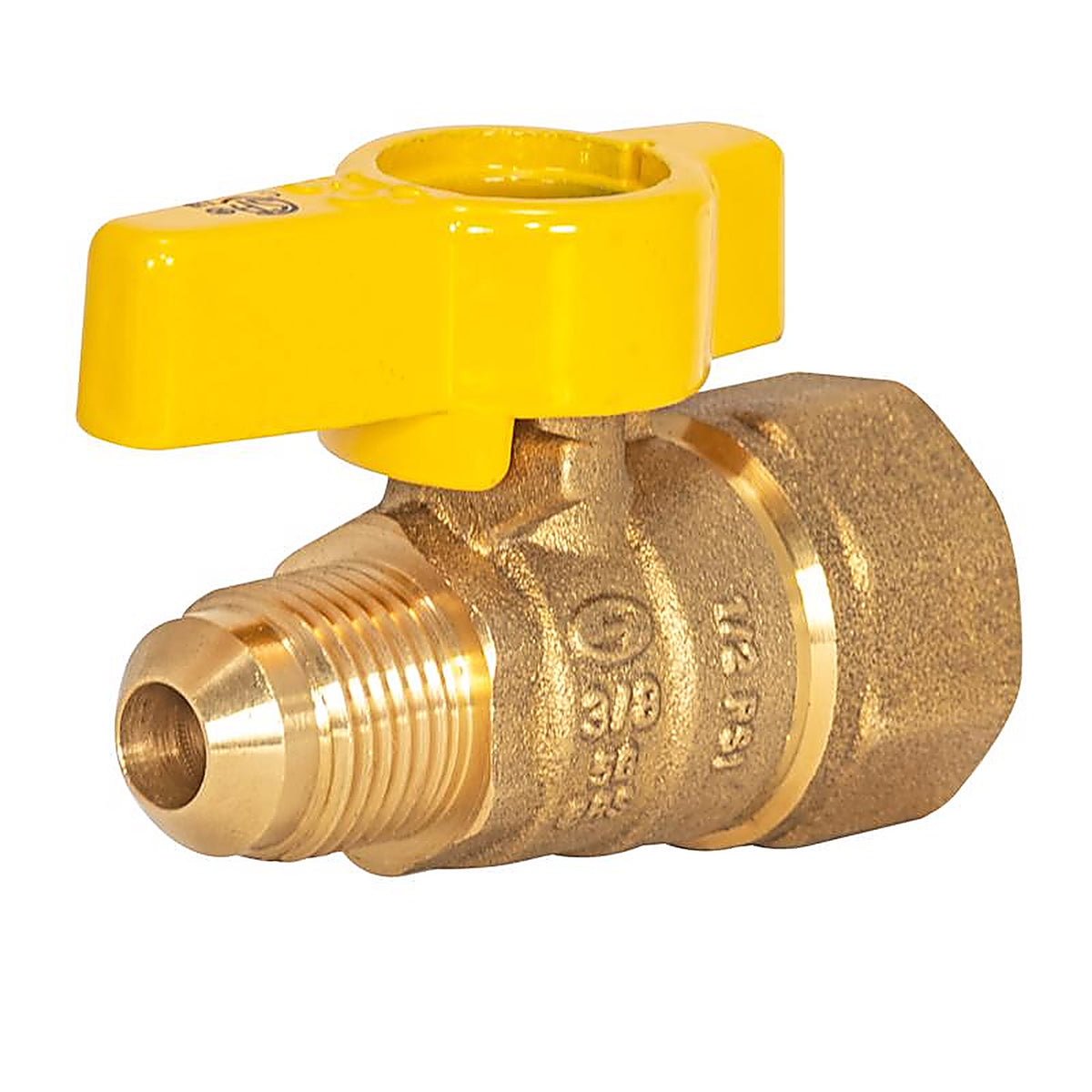 Brasscraft PSSL-12 Magne Flo 3/8 in. Brass Gas Ball Valve