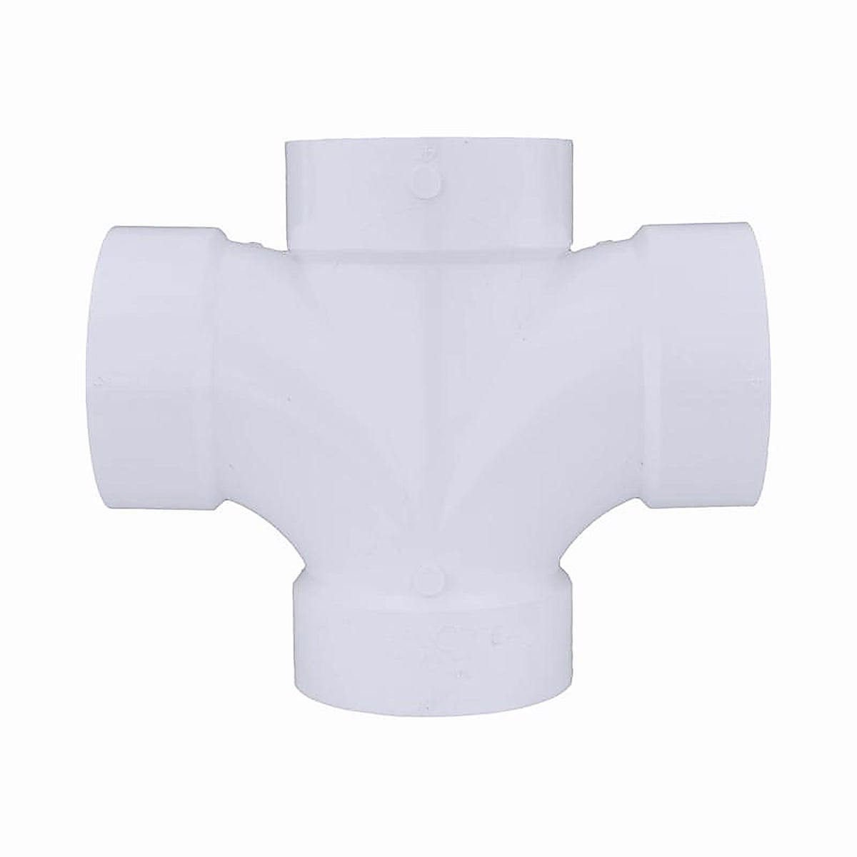 Charlotte Pipe PVC004281200 Schedule 40 4 in. Hub x 4 in. Dia. Hub PVC Sanitary Tee