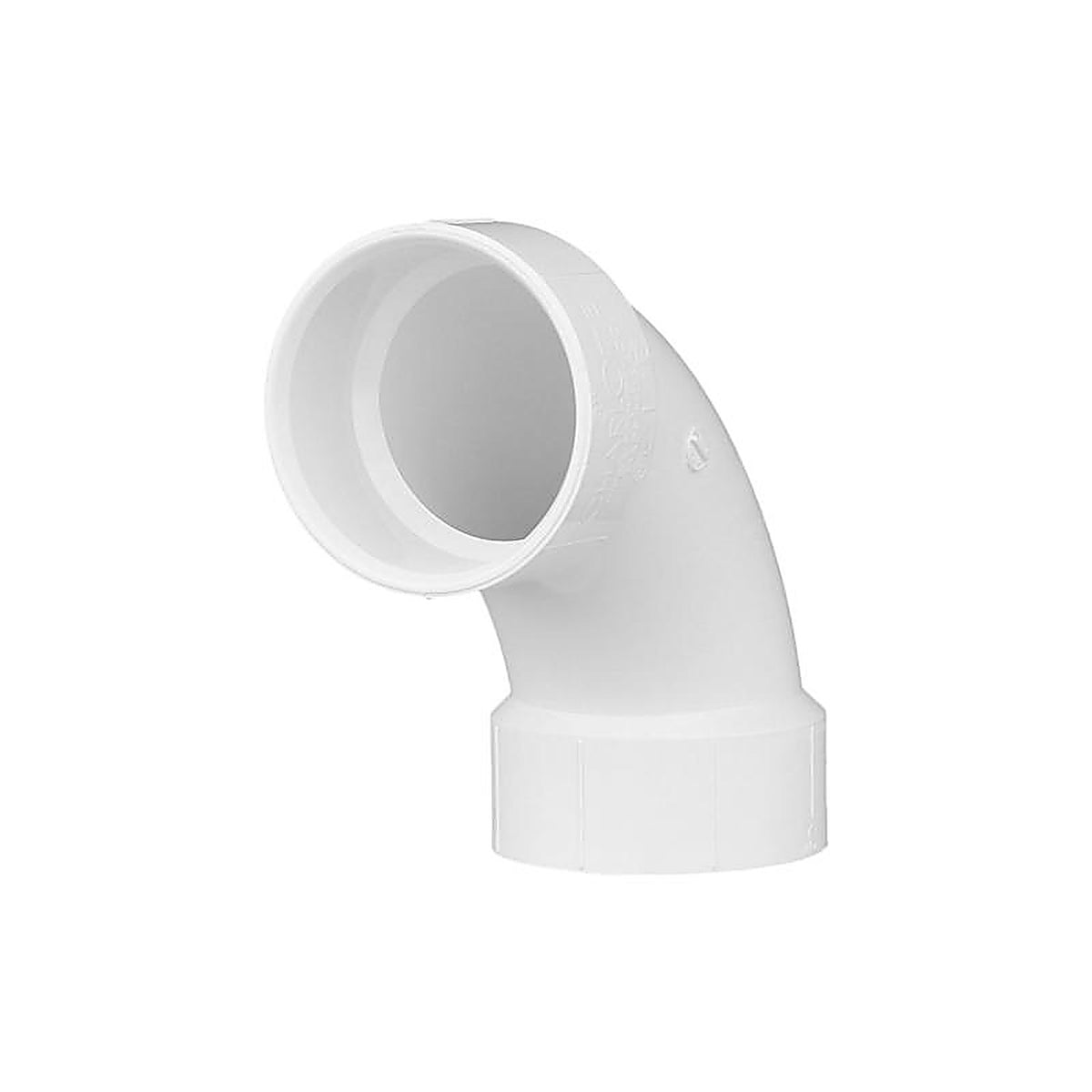 Charlotte Pipe PVC003041000 Schedule 40 3 in. Hub x 3 in. Dia. Hub PVC Long Sweep Elbow