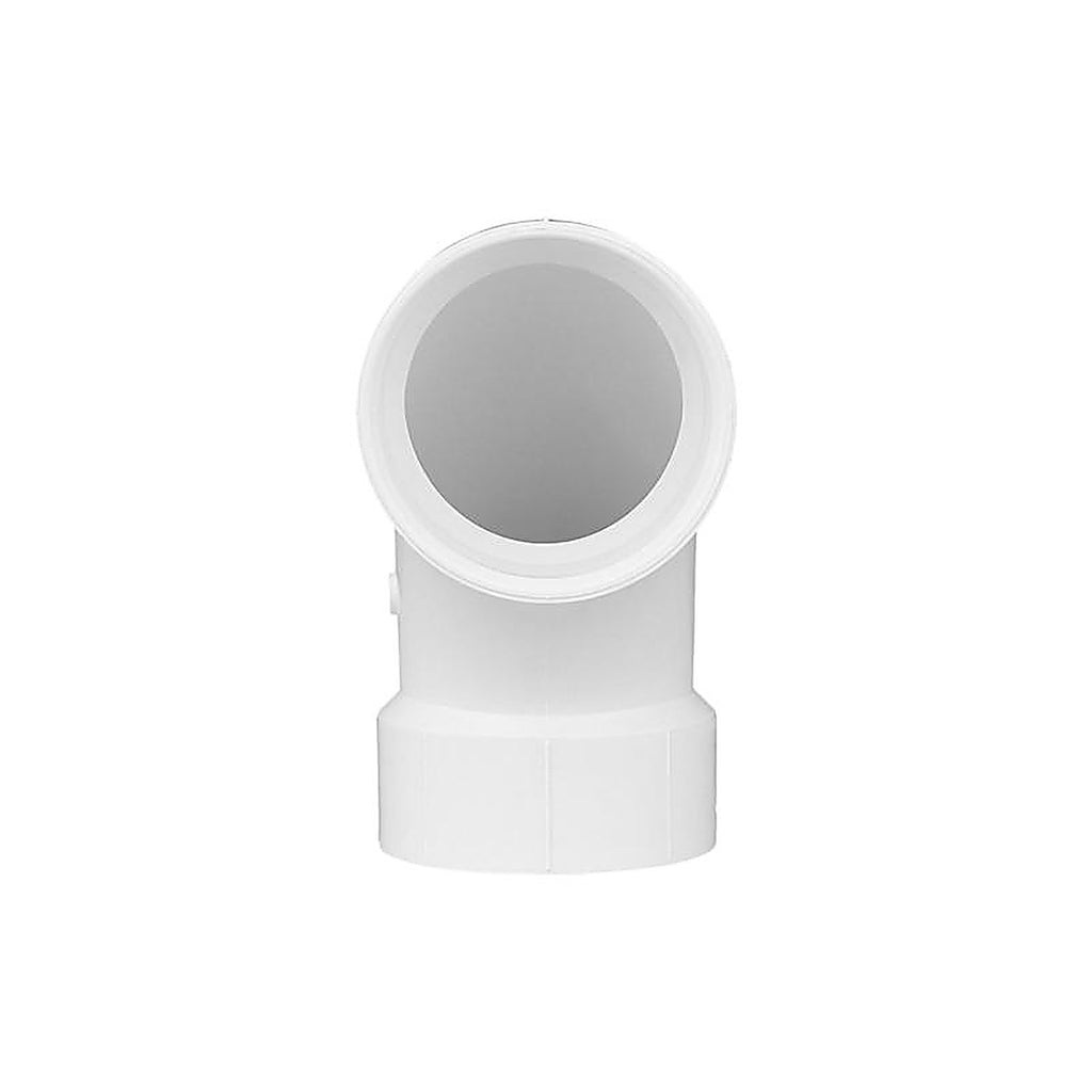 Charlotte Pipe PVC003041000 Schedule 40 3 in. Hub x 3 in. Dia. Hub PVC Long Sweep Elbow