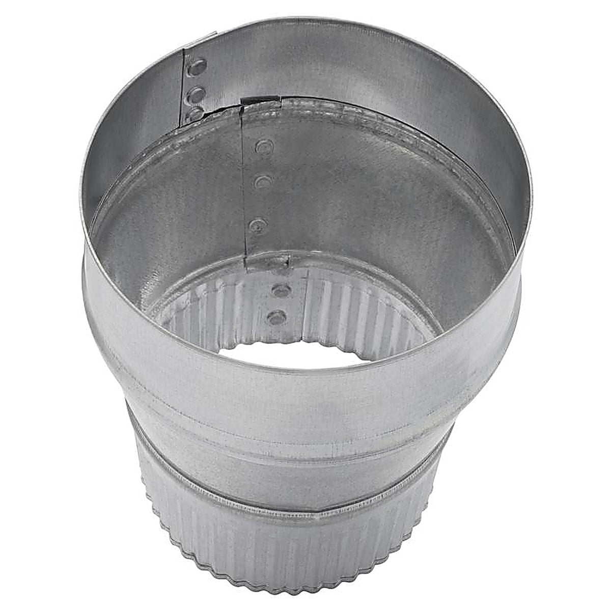 Imperial GV1416 5 in. Dia. x 4 in. Dia. Galvanized Steel Furnace Pipe Reducer