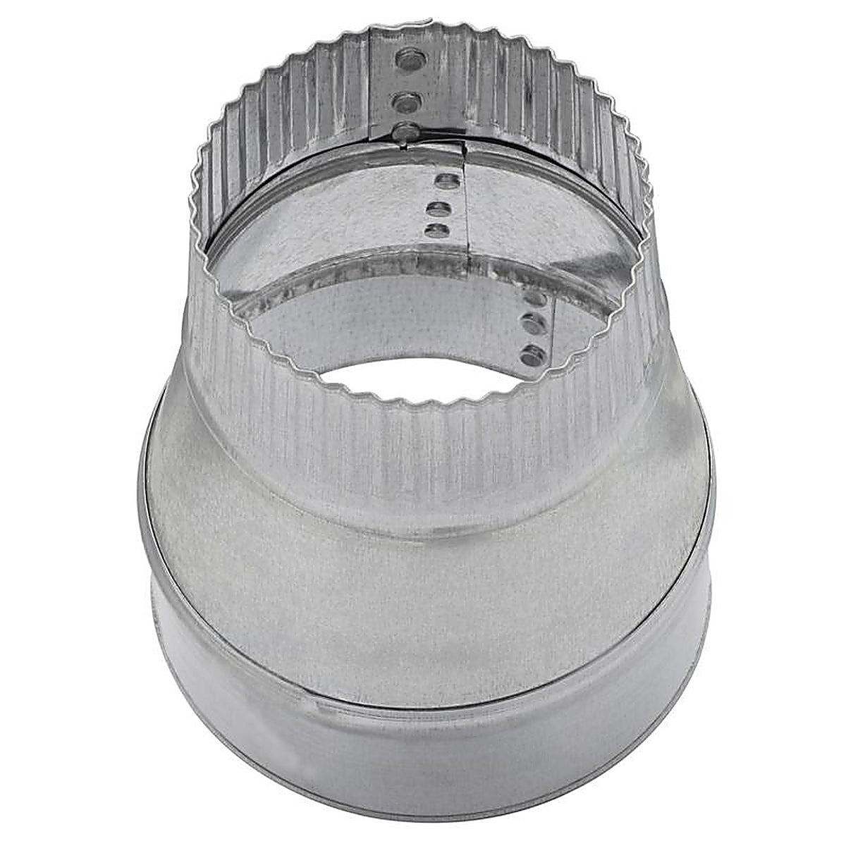 Imperial GV1416 5 in. Dia. x 4 in. Dia. Galvanized Steel Furnace Pipe Reducer