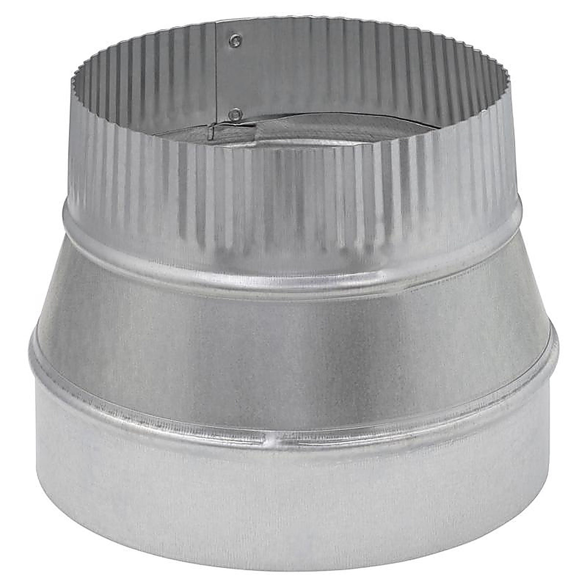 Imperial GV1350 7 in. Dia. x 6 in. Dia. Galvanized Steel Furnace Pipe Reducer