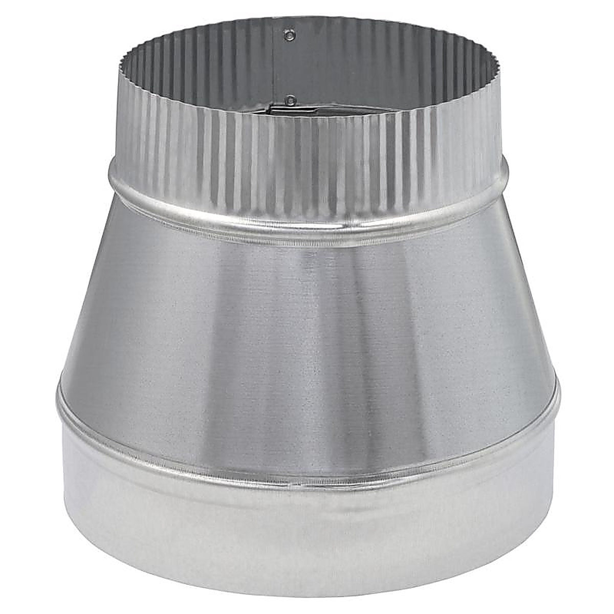 Imperial GV1351 8 in. Dia. x 6 in. Dia. Galvanized Steel Furnace Pipe Reducer