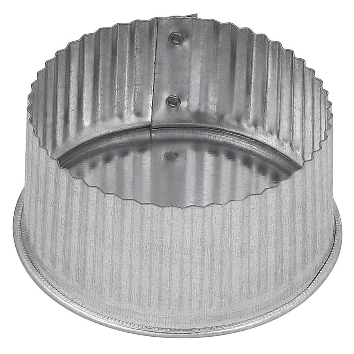 Imperial GV0733 4 in. Dia. Galvanized steel Crimped Pipe End Cap