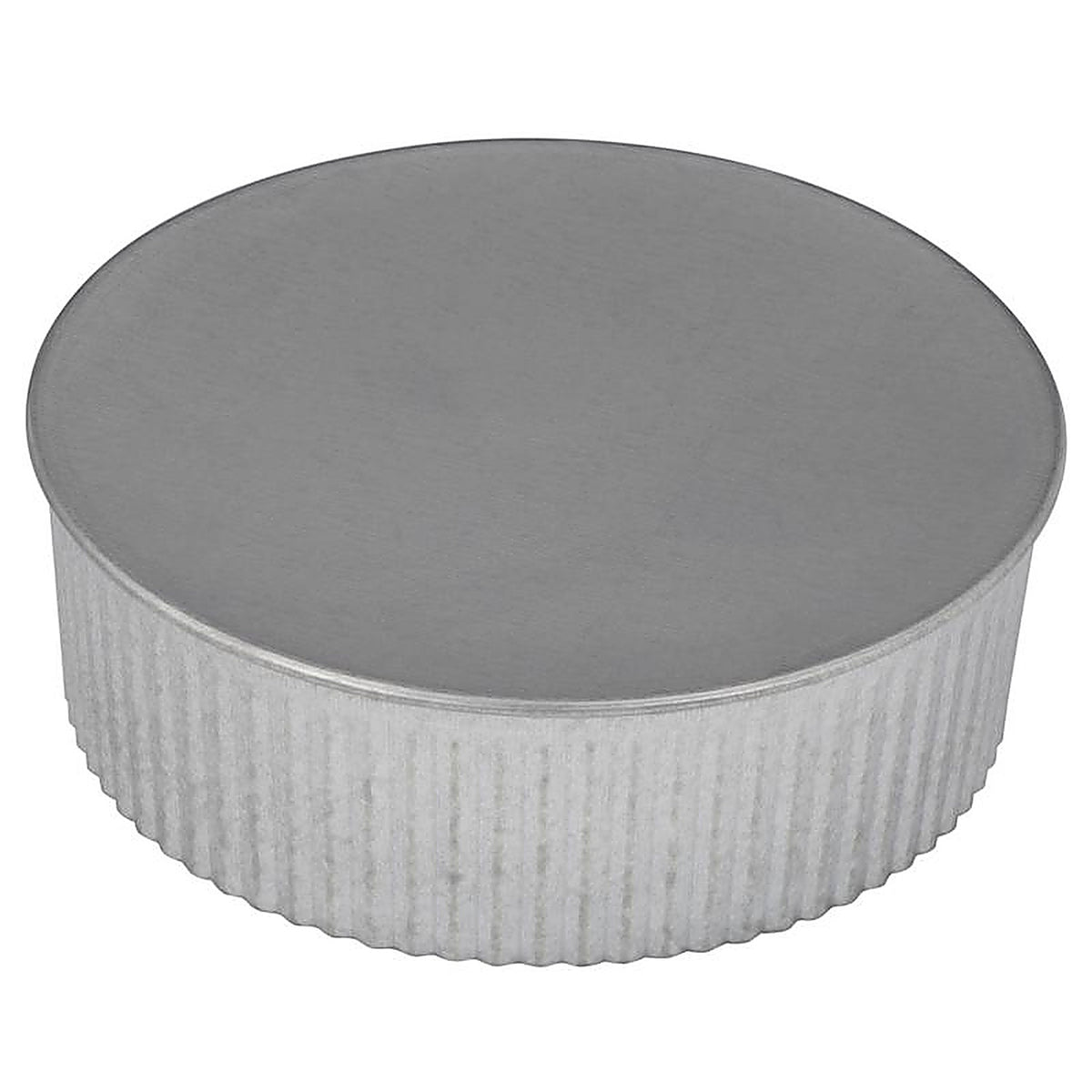 Imperial GV0735 6 in. Dia. Galvanized steel Crimped Pipe End Cap