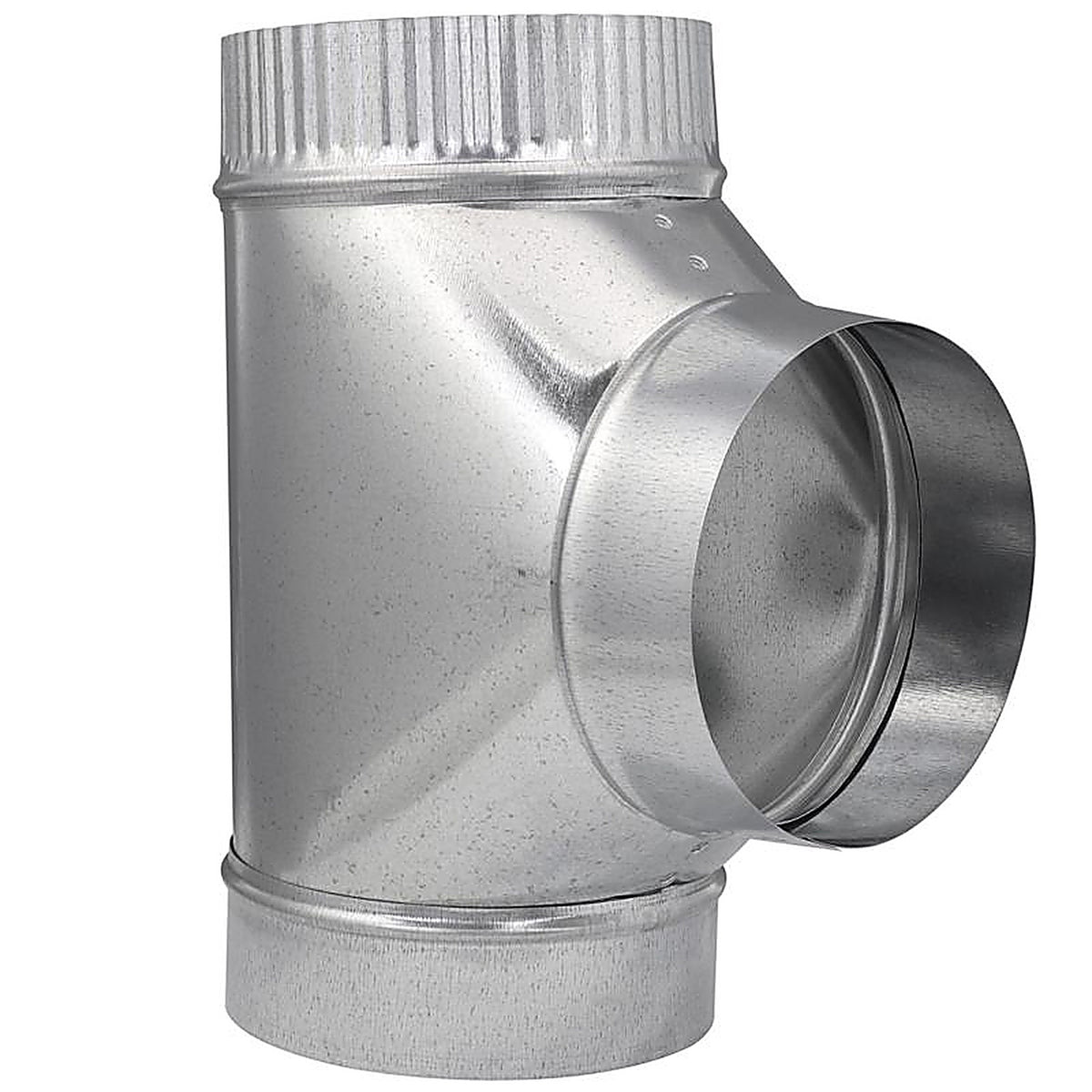 Imperial GV0892 6 in. x 6 in. x 6 in. Galvanized Steel Furnace Pipe Tee
